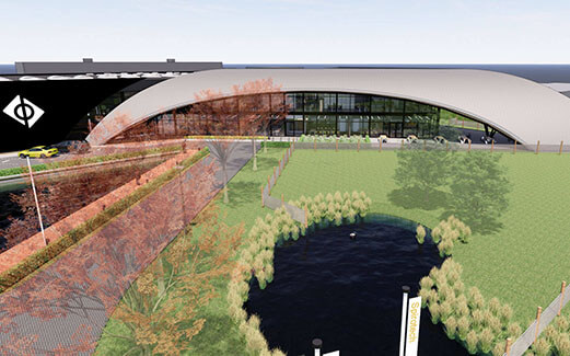 Impression of the new headquarter of Spirotech in Helmond
