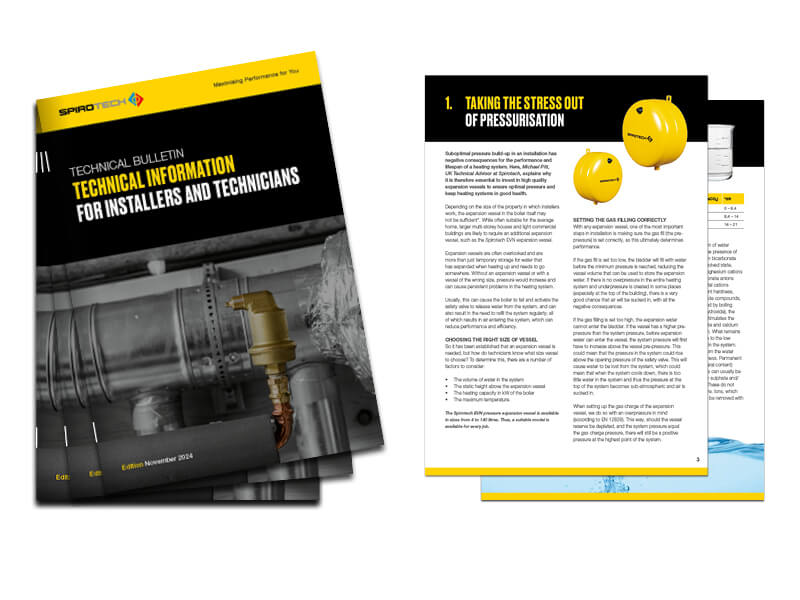 First edition of Technical Bulletin of Spirotech